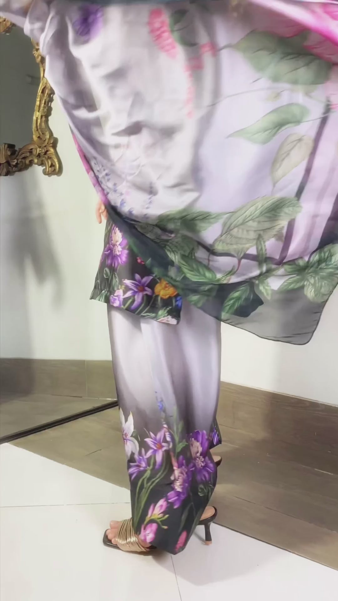 Amethyst Garden Floral 3-Piece Suit