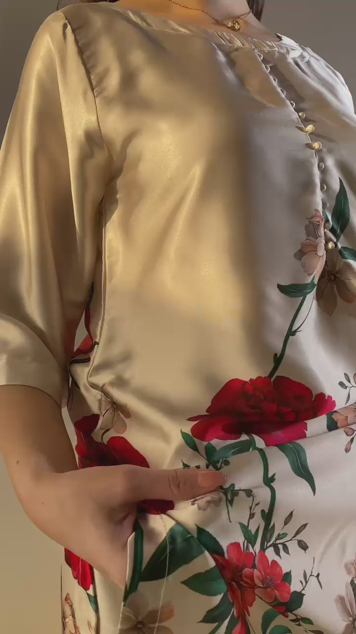 Scarlet Rose Ivory 3-Piece Suit